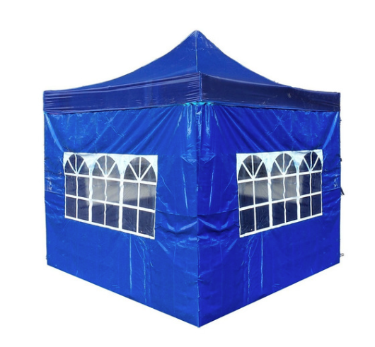 Carpa con toldo 3x3 paredes con ventanas reforzadas