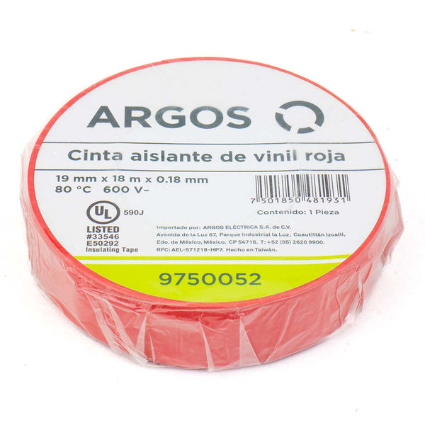 Paaquete de 10 Cintas Para Aislar Roja