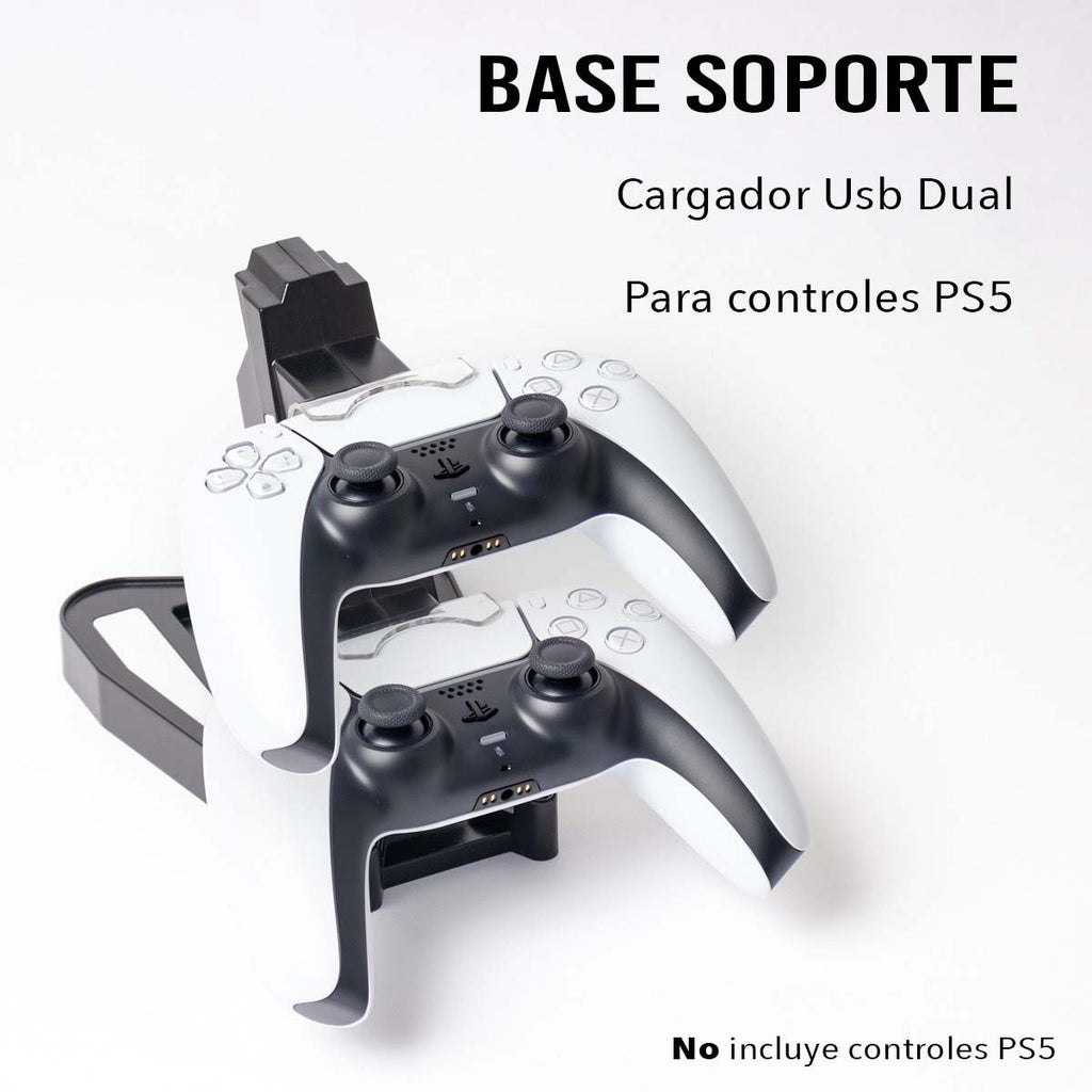 Cargador Para Controles Ps5 Dualshock 5 Base Soporte Dual