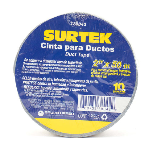 Cinta Para Ducto Gris 2" X 50 metros