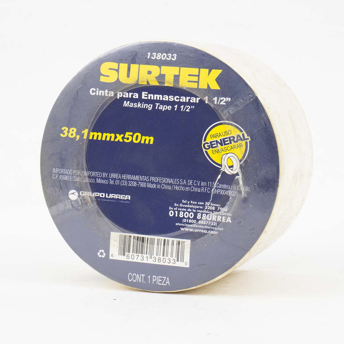 Pack Dos Pzs Masking Tape 38,1mmx50m