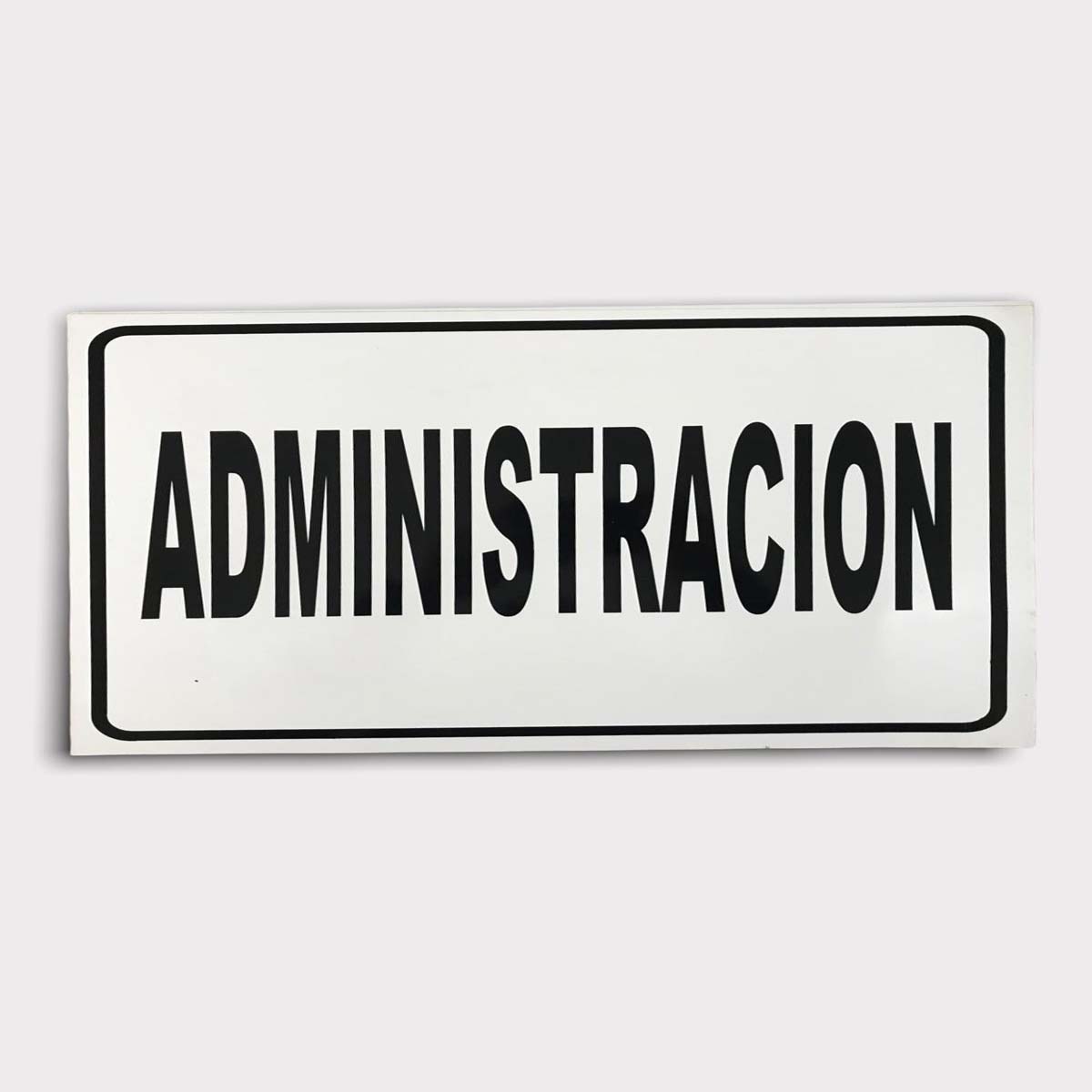Señalización Administración
