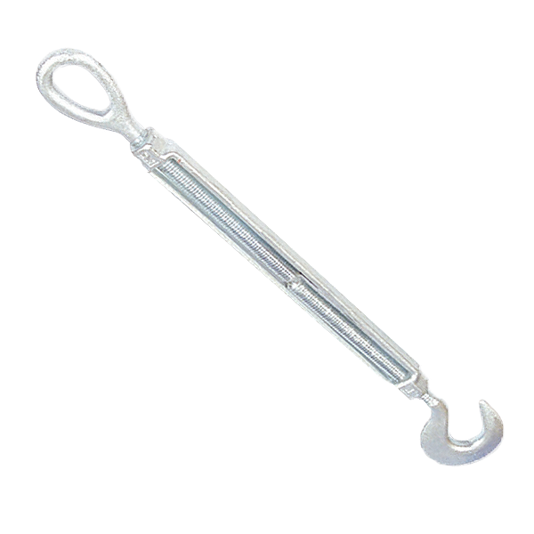 Tensor de acero forjado gancho-argolla 3/8" x 6" TEN26